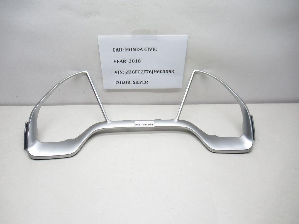 2016-2020 Honda Civic Dashboard Speedometer Cluster Bezel 77205-TBA-A1 OEM