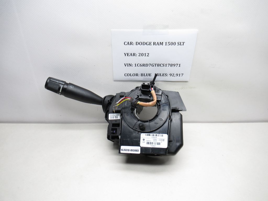 2012 Dodge Ram 1500 Steering System Combo Switch P56046076AH OEM