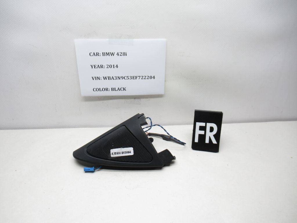 2014-2016 BMW 428i Front Right Door Tweeter Speaker w /Cover 65139220750-01 OEM