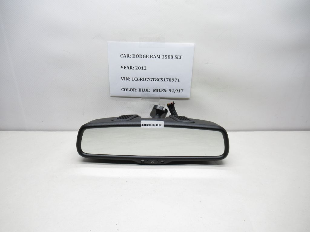 2012 Dodge Ram 1500 Rear View Mirror 55157457AC OEM