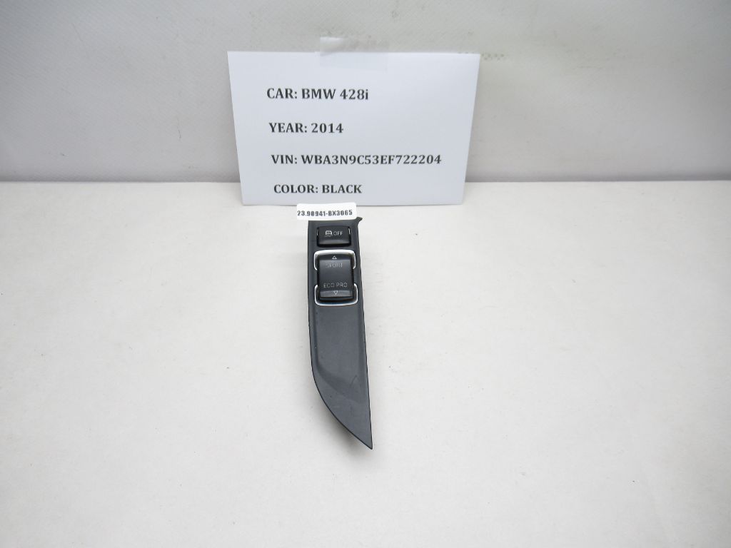 2014-2016 BMW 428i Sport Ecopro Traction Control Off Switch 9252911-03 OEM