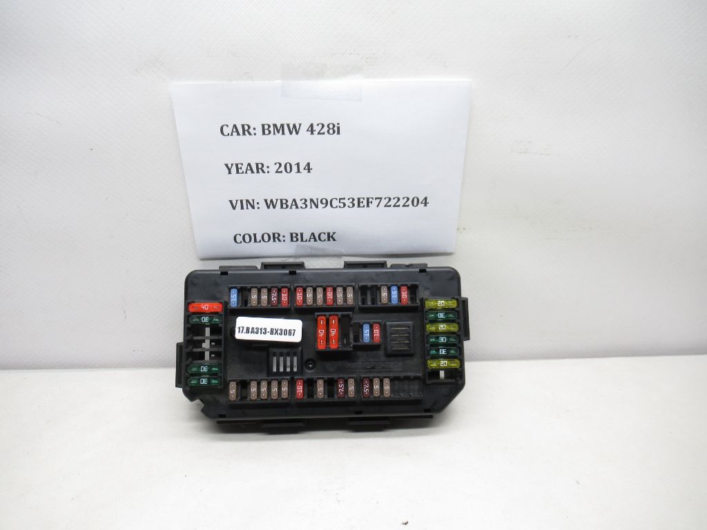 2014-2016 BMW 428i Power Distribution Fuse Box 933787901 OEM