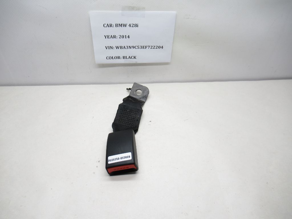 2014-2016 BMW 428i Rear Left Seat Belt Buckle Latch 619251300C OEM
