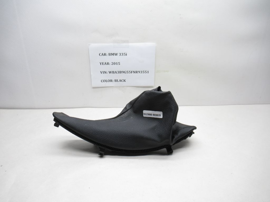 12-15 BMW 335i Emergency Parking Brake Lever Boot 9235425 OEM