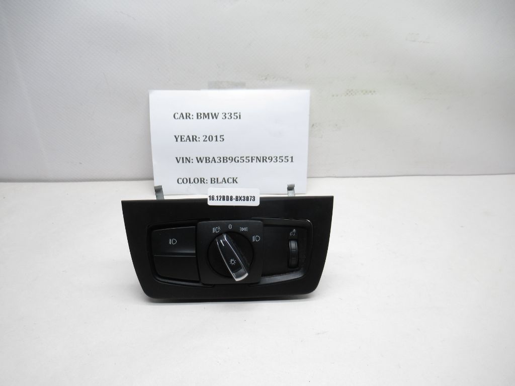 2012-2015 BMW 335i Headlight Light Control Switch 9 265 297-04 OEM