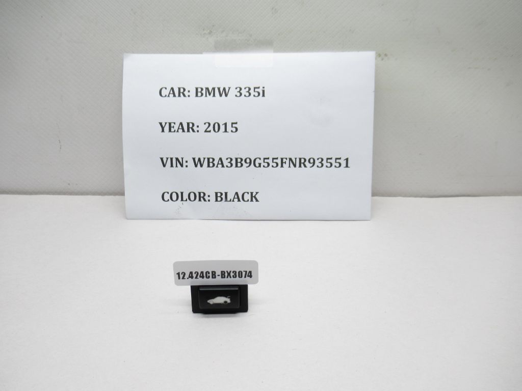 2013-2015 BMW 335i Trunk Lid Open Release Control Button Switch 9200316-03 OEM