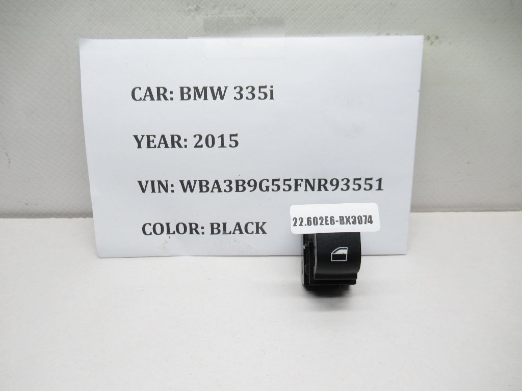 2013-2015 BMW 335i Window Switch 9208107-02 OEM