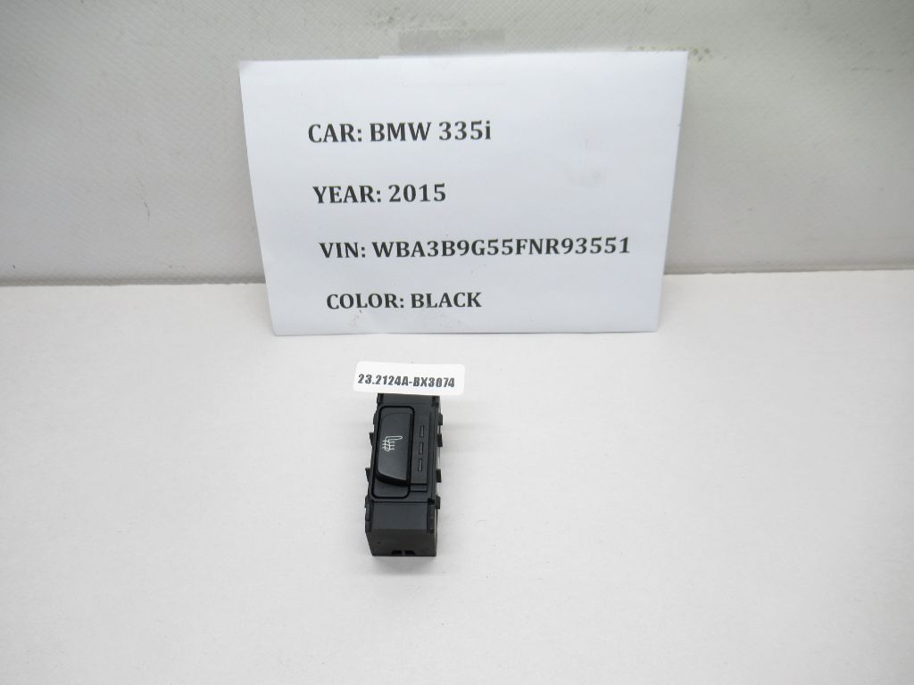 2013-2015 BMW 335i Heated Seat Switch 9163293 OEM