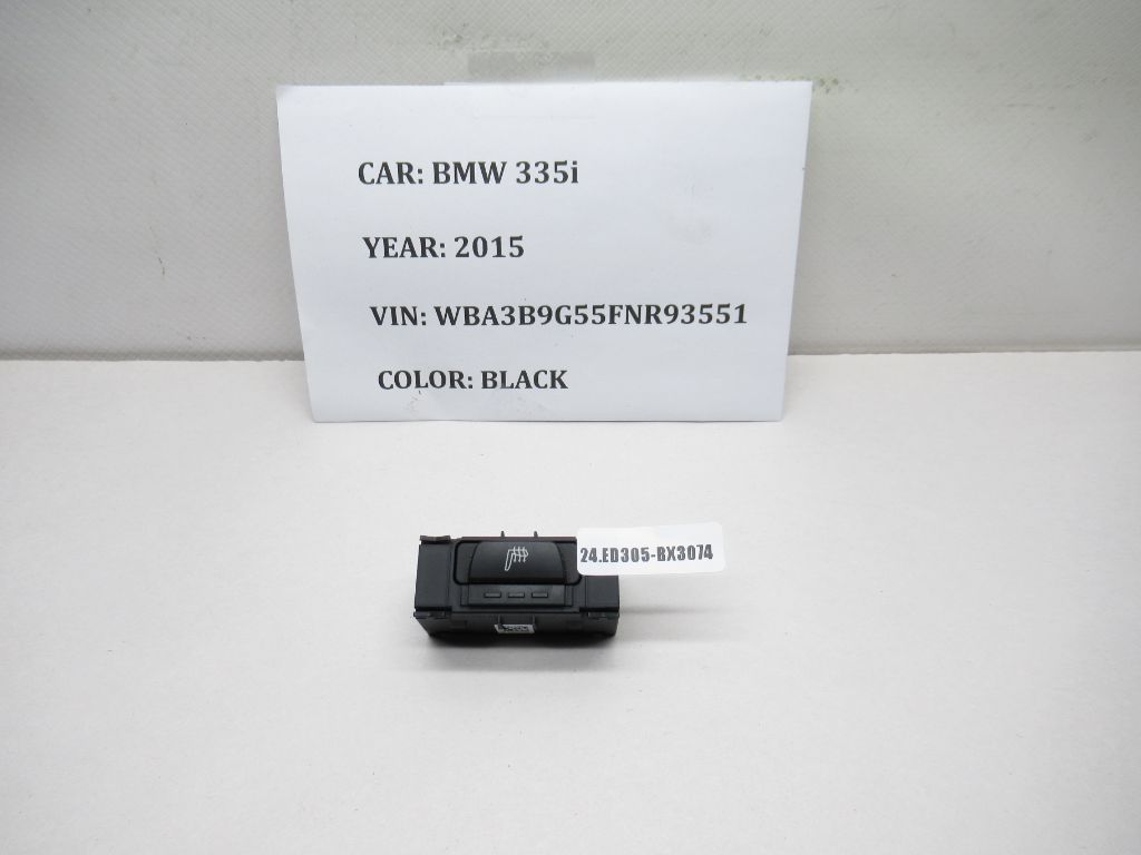 2013-2015 BMW 335i Heated Seat Switch 9163292 OEM