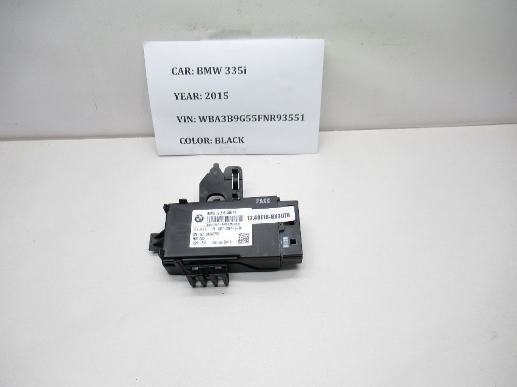 2014-2015 BMW 335i Heated Seat Control Module 921646802 OEM