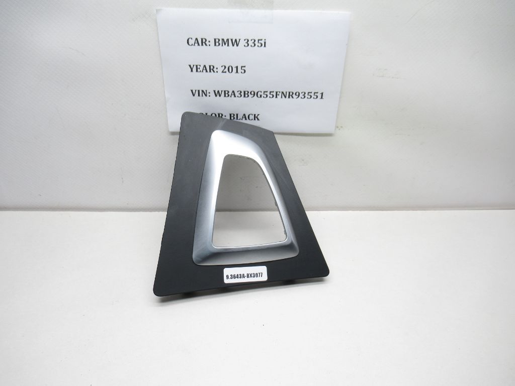 2014-2015 BMW 335i Center Console Shifter Bezel Trim 51169234131 OEM