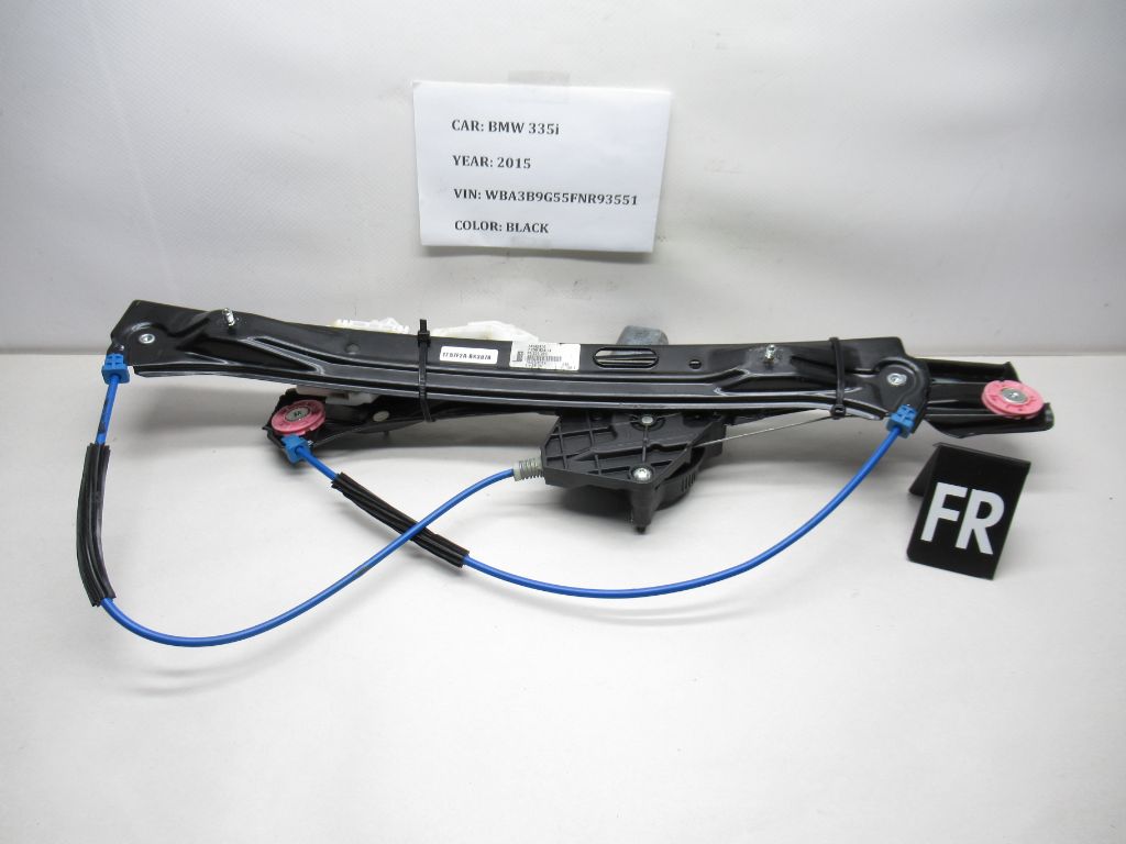 2014-2015 BMW 335i Front Right Window Regulator w/ Motor 7259824-14 OEM