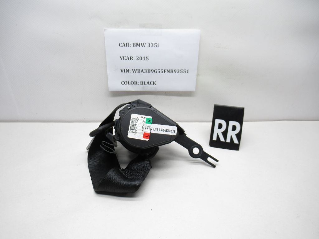 2014-2015 BMW 335 Rear Right Seat Belt Refractor 619185400E OEM