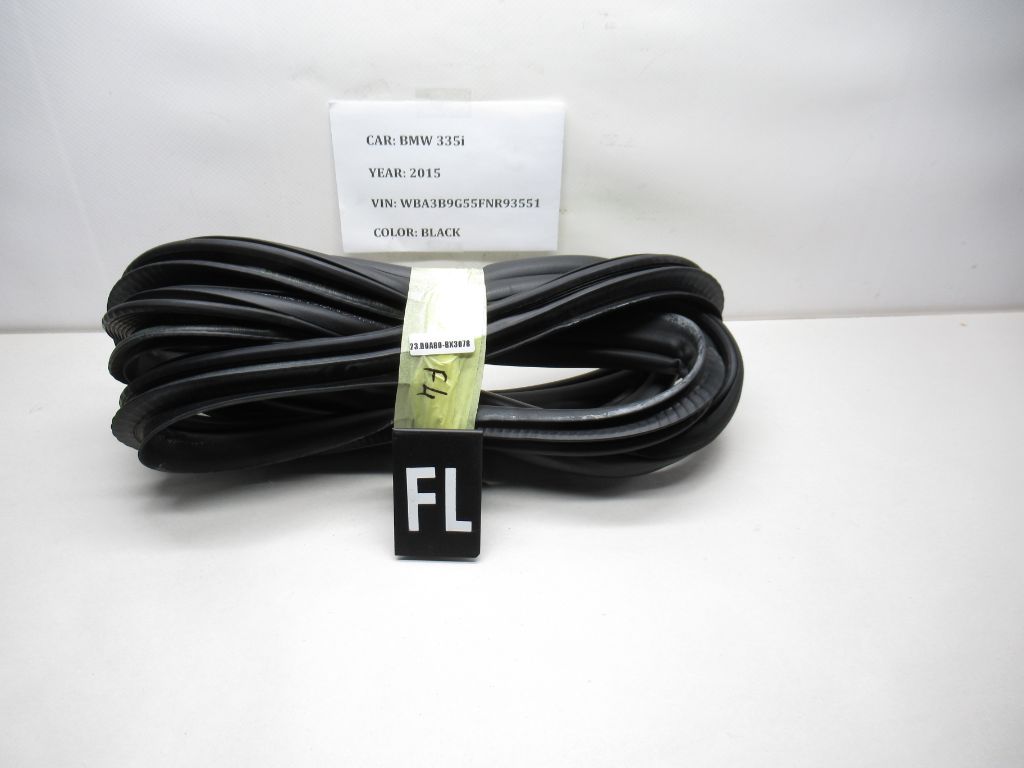 2014-2015 BMW 335i Front Left Door Body Weatherstrip Seal 7305837 OEM