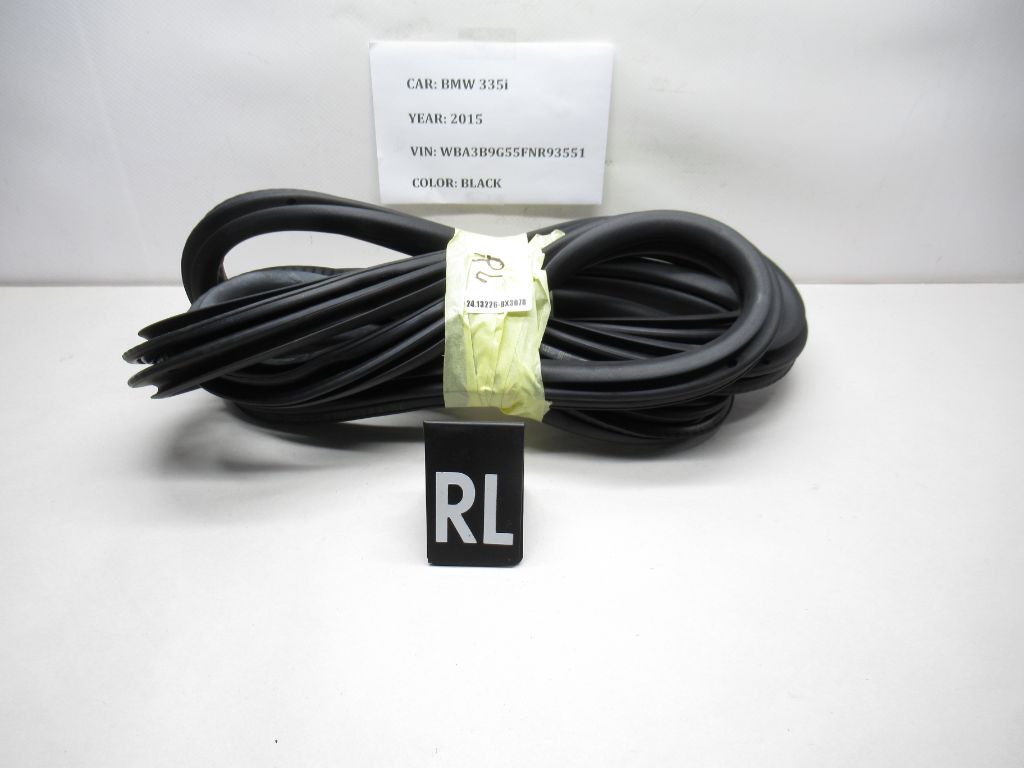 2014-2015 BMW 335i Rear Left Door Body Weatherstrip Seal 7318511 OEM