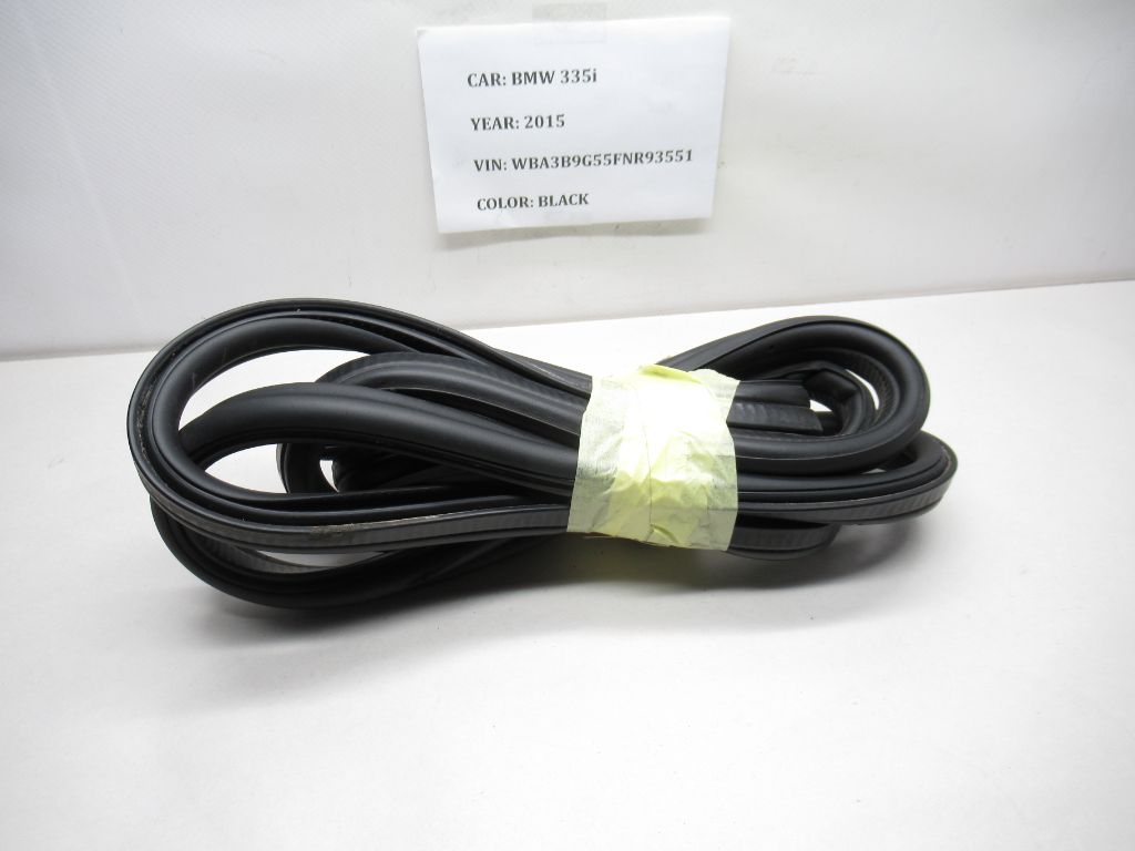 2014-2015 BMW 335i Rear Trunk Lid Body Weather Strip Seal OEM