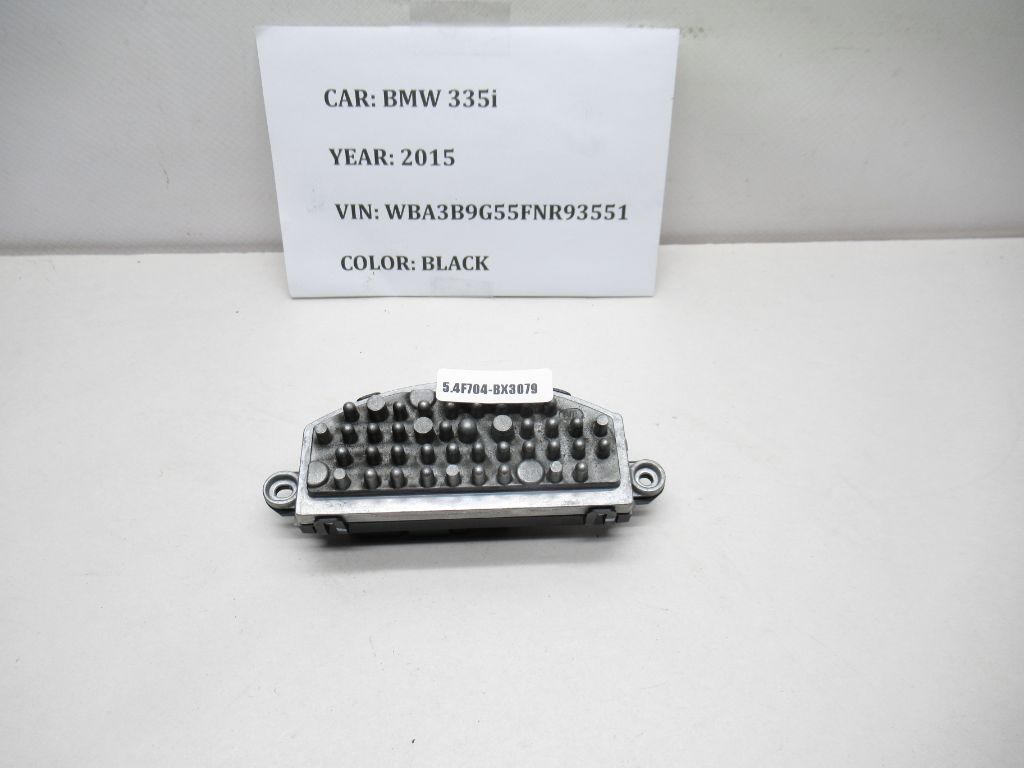 2012-2015 BMW 335i Heater Blower Fun Motor Resistor Unit 9319919-01 OEM