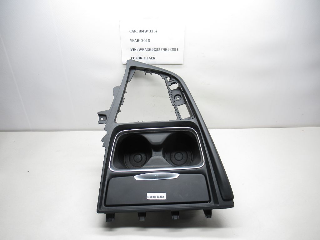 2012-2015 BMW 335i Center Console Cup Holder 9218925 OEM