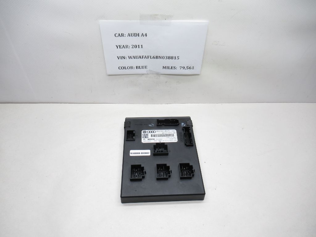 2011-2012 Audi A4 Chassis Body Control Control Module BCM 8K0907063N OEM