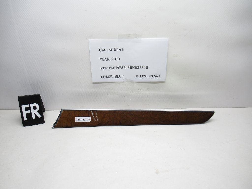 2011-2012 AUDI A4 Front Right Interior Trim Bezel 8K0867410 OEM