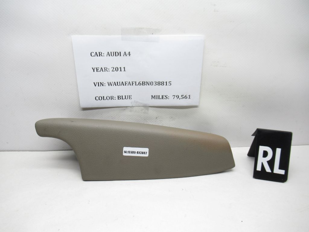2011-2014 AUDI A4 Rear Left Door Panel Armrest 8K0867373 OEM