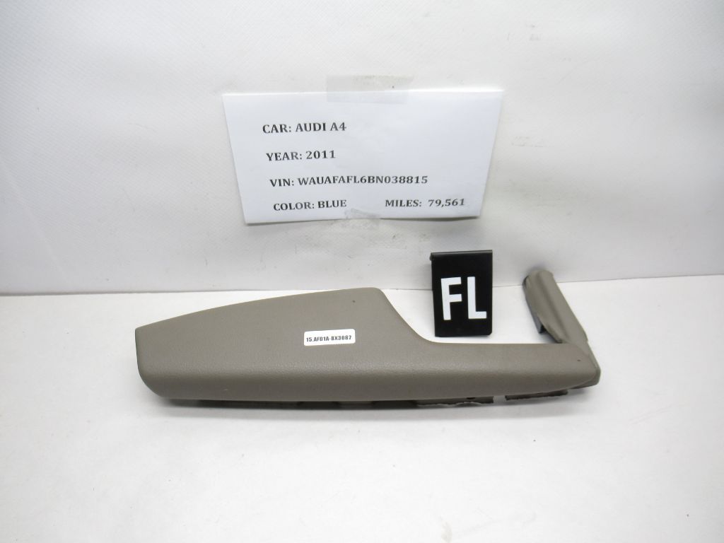 2011-2014 AUDI A4 Front Left Door Panel Armrest  8K1867173A OEM