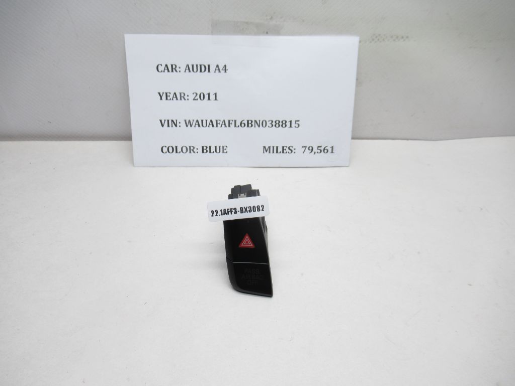 2011-2014 Audi A4 Emergency Hazard Control Switch 8K1941509A OEM