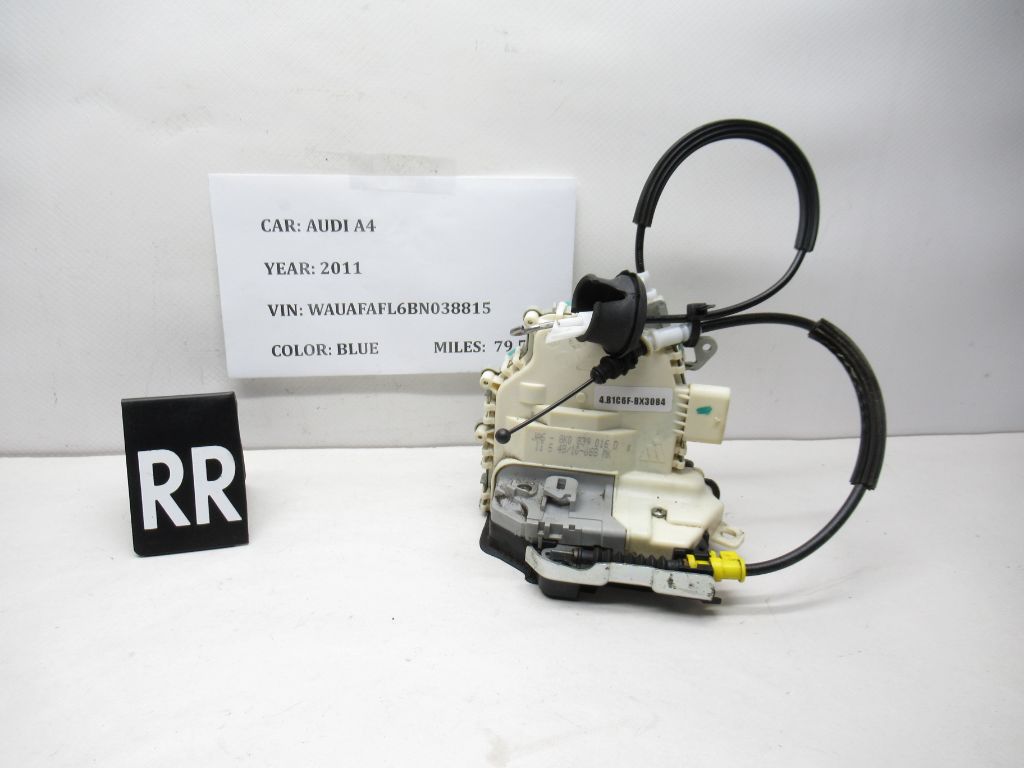 2011-2016 AUDI A4 REAR Right Door Latch Lock Actuator 8K0839016D OEM