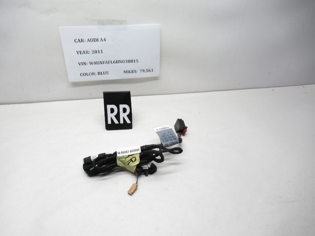 2011-2016 AUDI A4 REAR Right Door Panel Wiring Harness 8K0971693D OEM