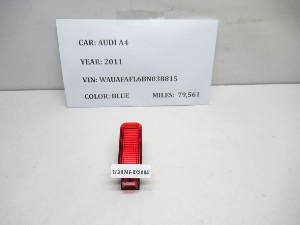 2011-2014 AUDI A4 Door Panel Red Reflector Light Lamp 6Y0947411 OEM