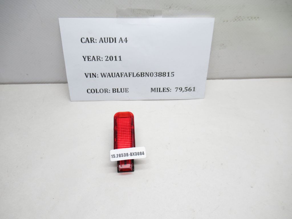 2011-2014 AUDI A4 Door Panel Red Reflector Light Lamp 6Y0947411 OEM