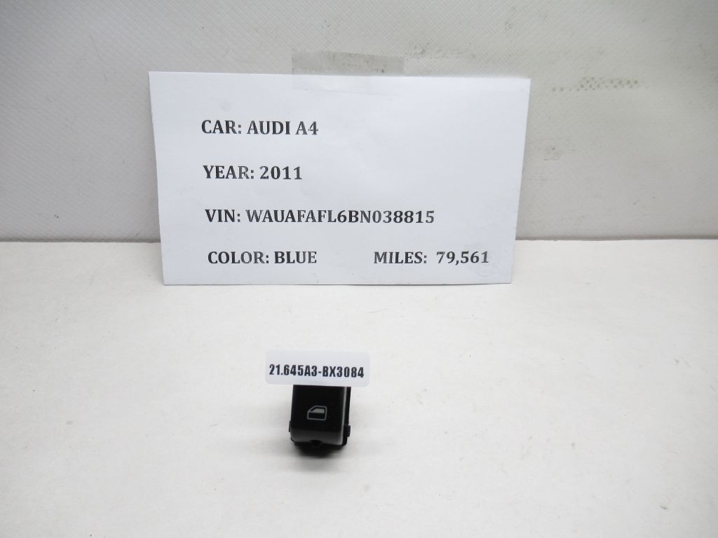 2011-2014 Audi A4 Rear Door Window Switch 8K0959855A OEM