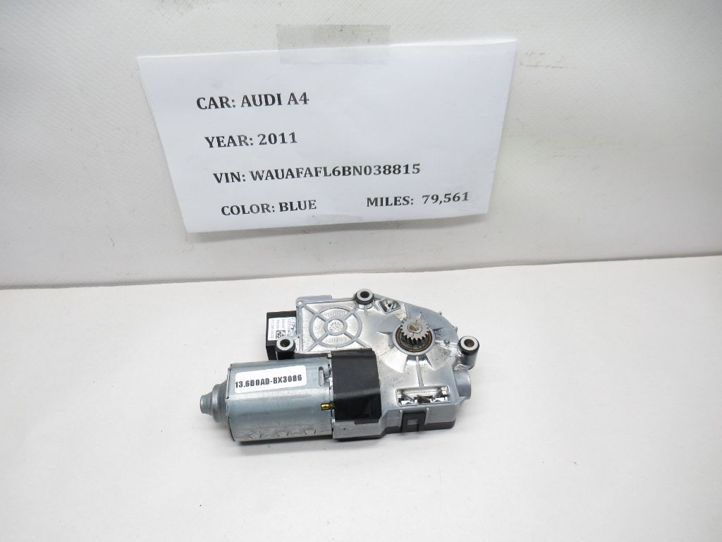 2011-2012 Audi A4 Sunroof Motor 8K0959591A OEM
