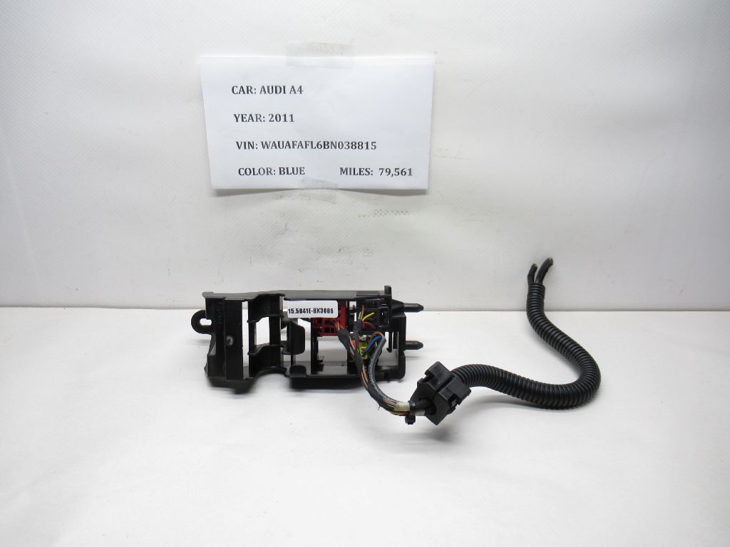 2010-2013 AUDI A4 Connector Mounting Bracket Wire Plugs 8K0937545F OEM