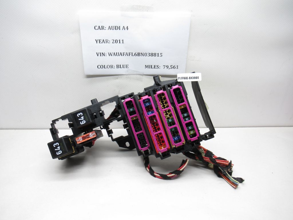 2010-2014 AUDI A4 Fuse Panel Holder 8K0971845A OEM