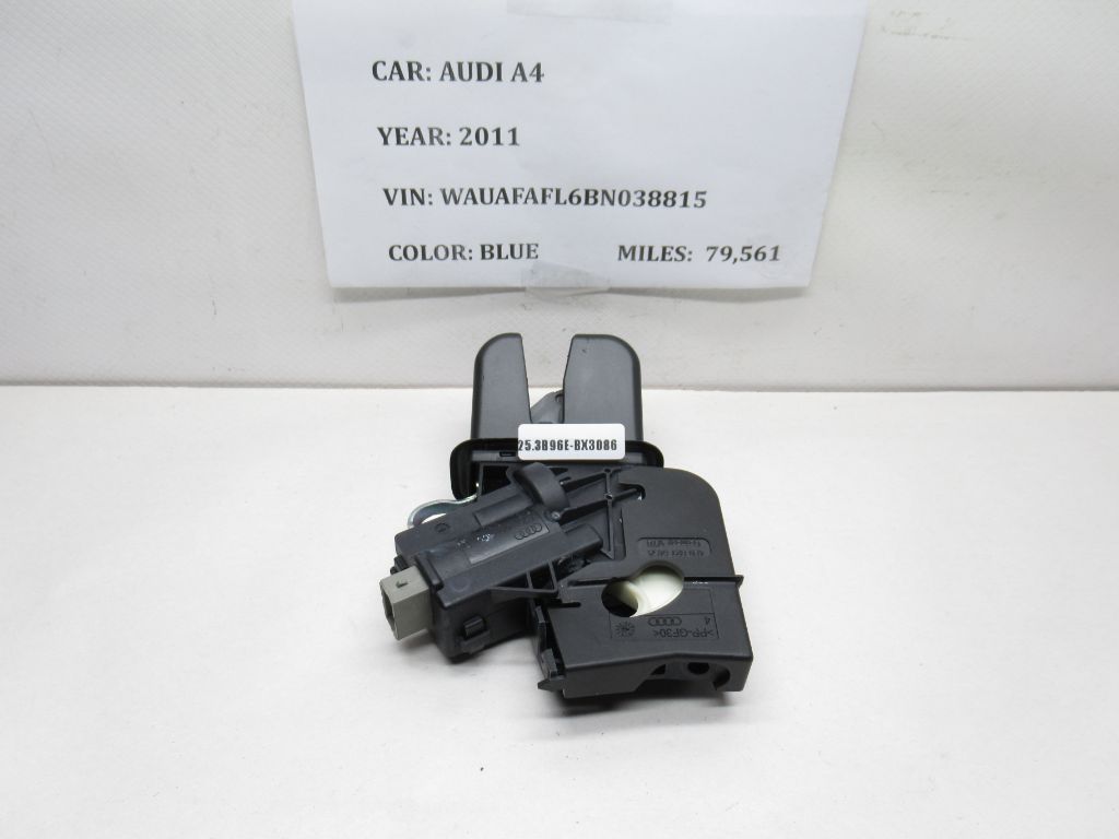 2010-2012 AUDI A4 Trunk Latch Lock 4F5827505D OEM