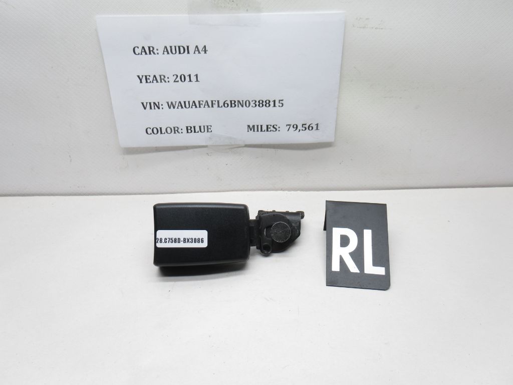 2010-2014 Audi Rear Seat Belt Buckle 8K0857740AC OEM