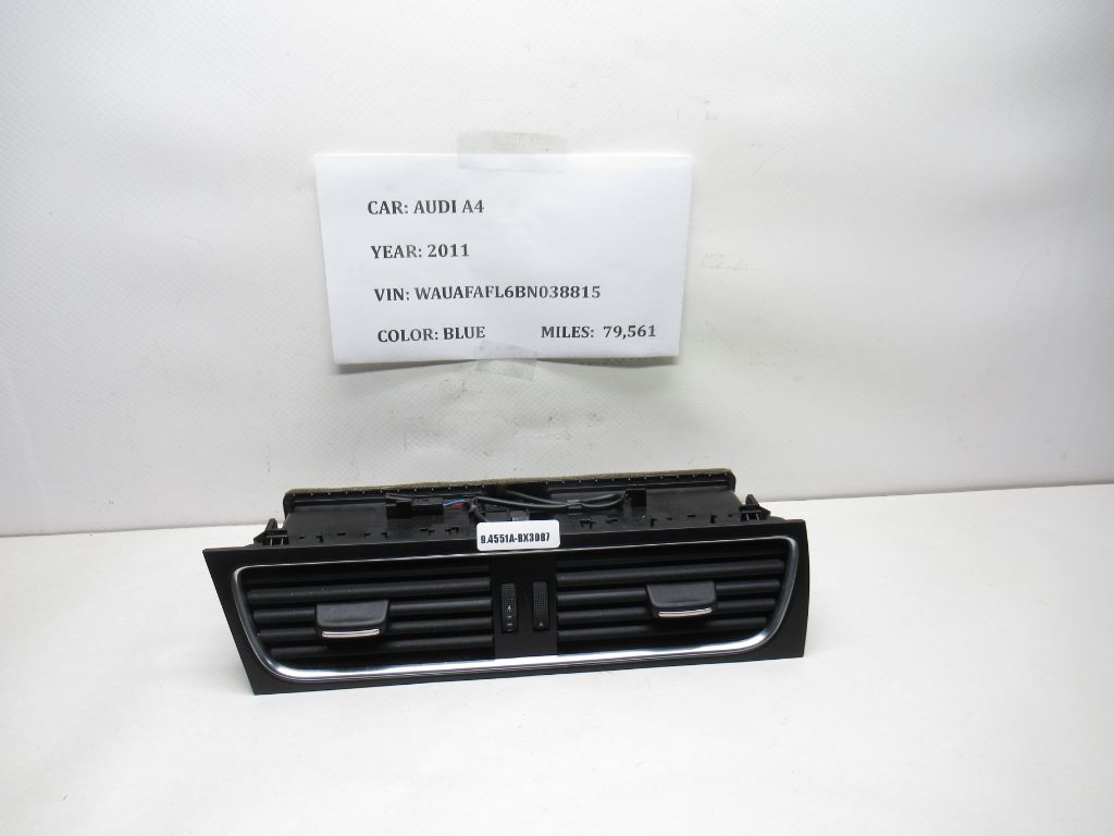2009-2012 AUDI A4 Center Dashboard Air Vent Grilles 06485-005 OEM