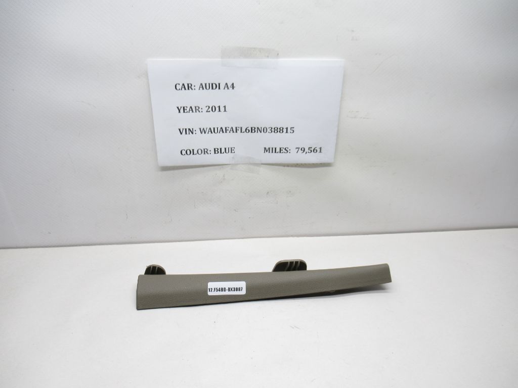 2009-2012 AUDI A4 Front Right Center A Pillar Trim Lining 8K0868204 OEM