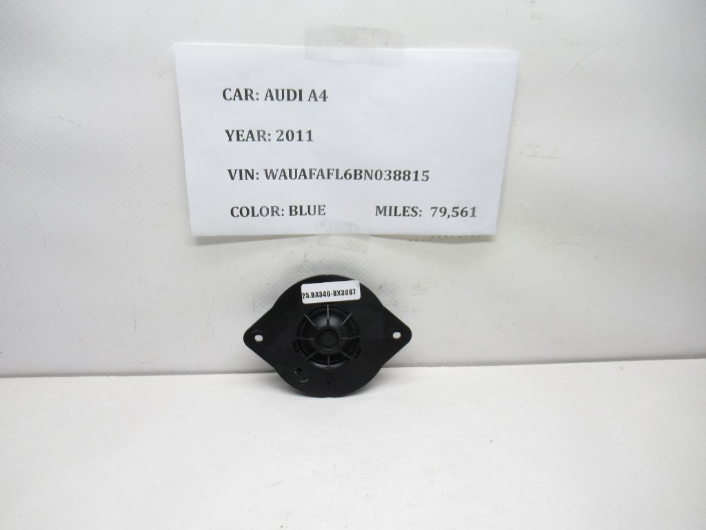 2009-2012 Audi A4 Front Dash Tweeter Speaker 8T0035399A OEM