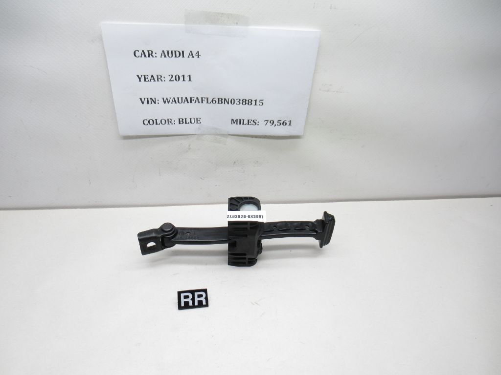 2009-2012 AUDI A4 Rear Right Side Door Check Strap Stopper 8K0839249B OEM