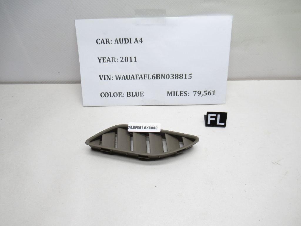 2010-2014 Audi A4 S4 Left Upper Dash Defrost Air Vent 8K0819793 OEM