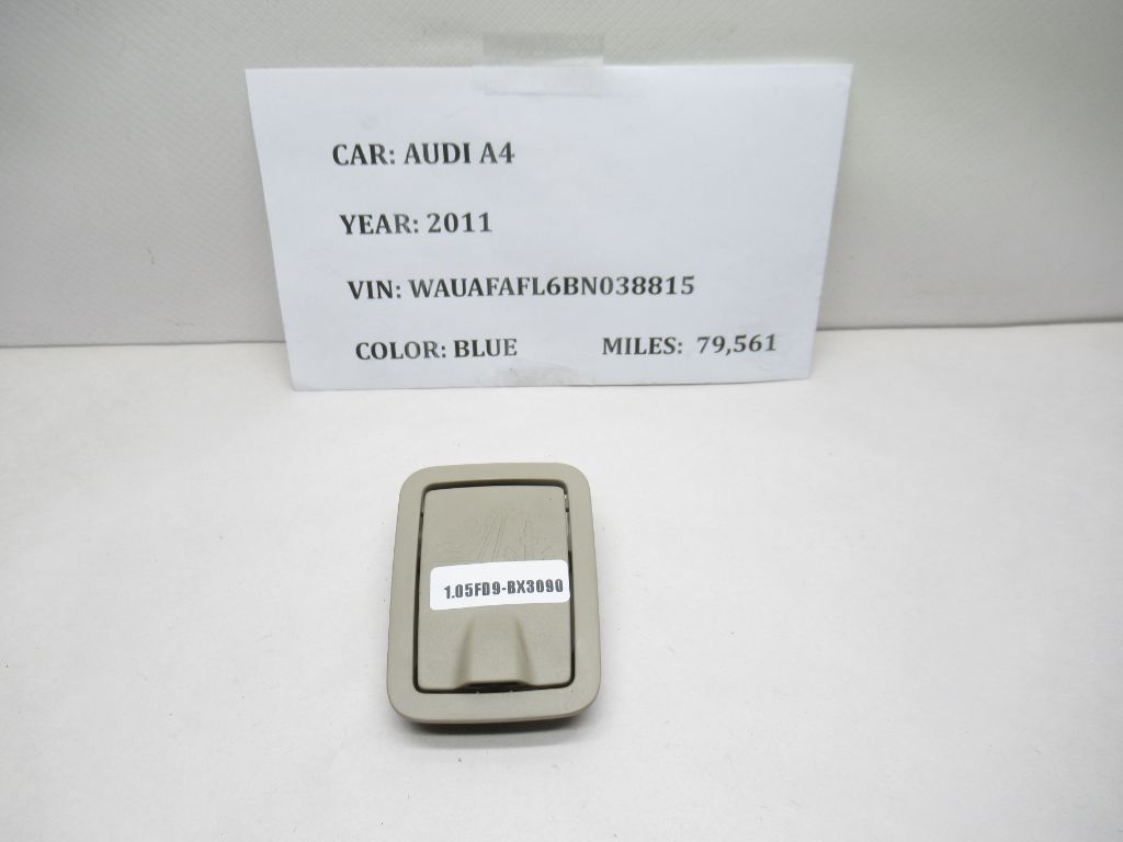 2009-2012 Audi A4 Rear Child Resistant Safety Hook Cover Cap 8T0887301 OEM