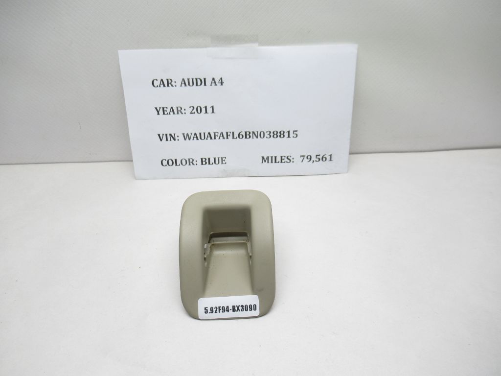 2009-2012 AUDI A4 Rear Child Resistant Safety Hook Cover Cap 8T0887233A OEM
