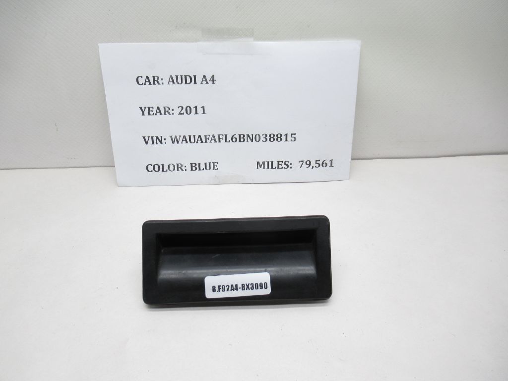 2009-2012 AUDI A4 Trunk Lid Release Handle Button Switch 5N0827566 OEM