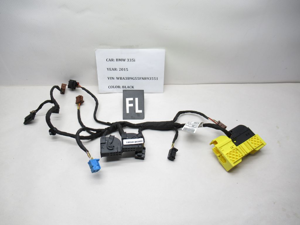 2012-2015 BMW 335i xDrive Front Left Power Seat Wiring Harness 9339292 OEM