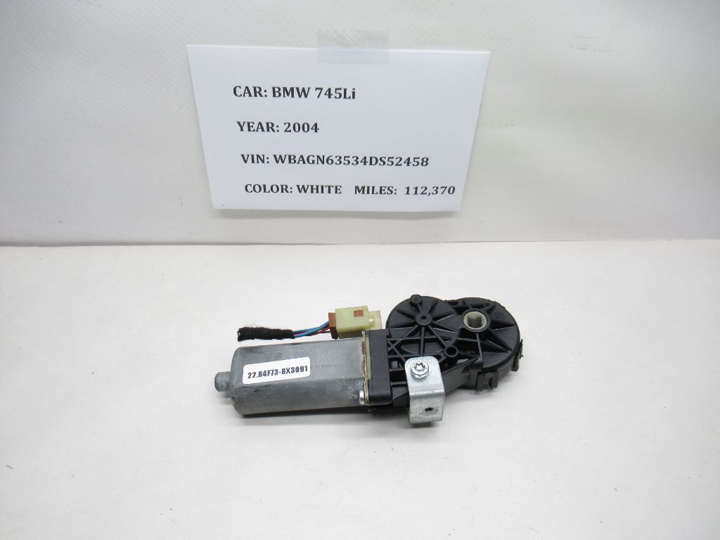 2002-2005 BMW 745Li Front Seat Recliner Motor 0390201972 OEM