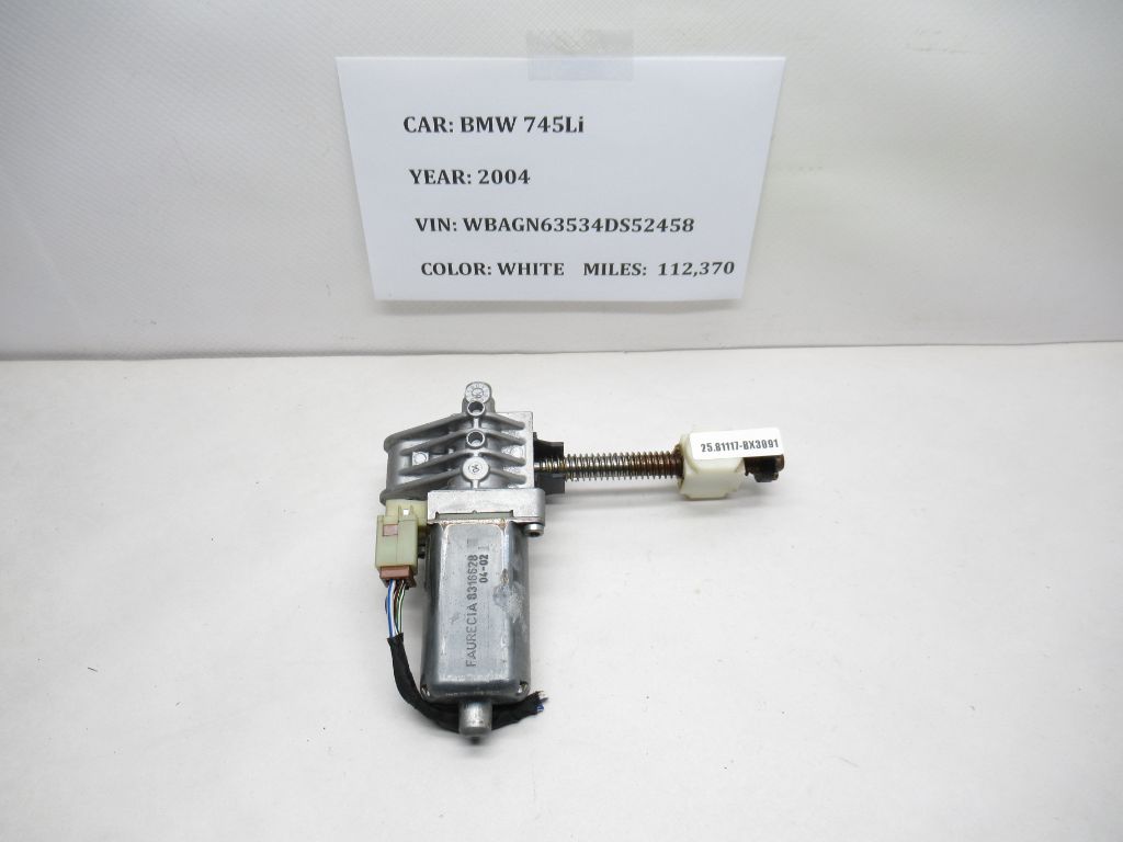 02-05 BMW 745Li Front Left Seat Motor Adjuster 0390201989 OEM