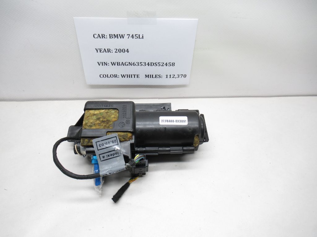 2002-2005 BMW 745Li Front Right Seat Heater Motor Pump 8306054 OEM