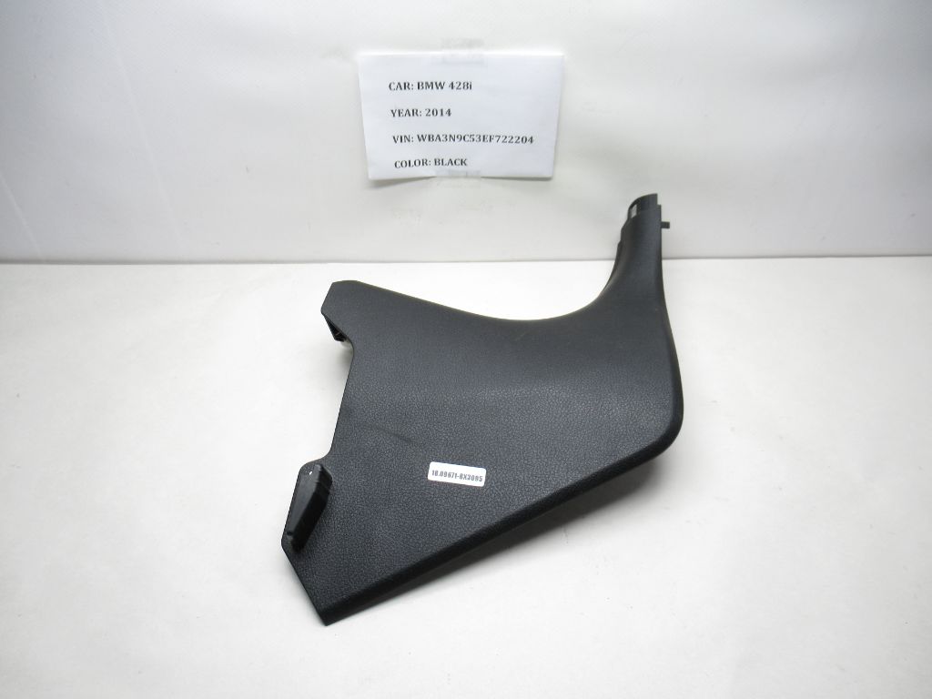 14-16 BMW 428i Front Right Kick Door Sill Plate Trim 7315130 OEM